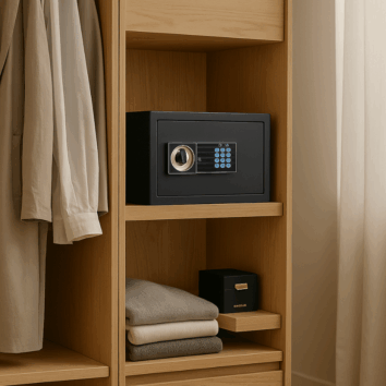 Petit Coffre-Fort de sécurité Discret - Serrure à code - HES 30