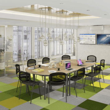 Chaise empilable de bureau ISO’R - ambiance