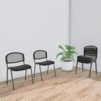 Chaise empilable de bureau ISO’R - ambiance simple