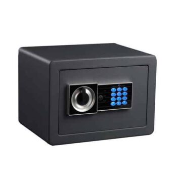 Mini coffre-fort de sécurité HES 15, serrure à code électronique.