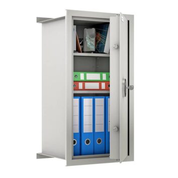 Coffre-fort ignifuge à emmurer WB6, protection 2h, pour documents et objets de valeur.