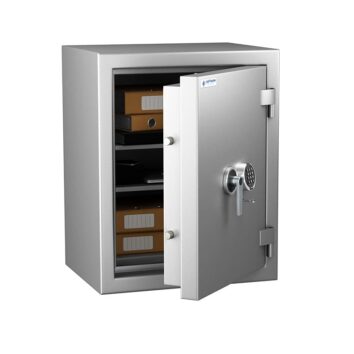Coffre-fort Zephir 4101 Duo, étanche, anti-feu, ignifuge 30 min, classe 4, 110000€, pour documents papier.