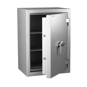 Coffre-fort Zephir 4116 Duo, étanche et ignifuge 30 min, pour documents, classe 4 VA 110000€.