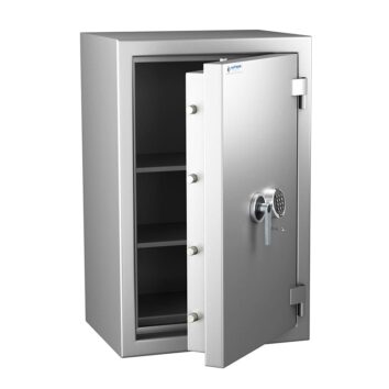 Coffre-fort Zephir 4132 Duo, étanche, anti-feu 30 min, classe 4 VA 110000€, pour documents papier.