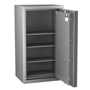 Coffre-fort Zephir 4216 Duo, étanche, anti-feu, ignifuge 30 min, pour documents papier, classe 4 VA 110000€.