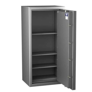 Coffre-fort Zephir 4265 Duo étanche et ignifuge 30 min, pour documents papier, classe 4 VA 110000€.