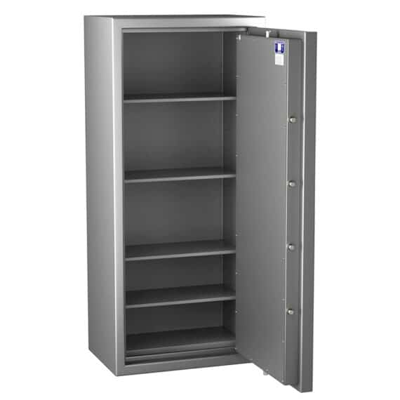 Coffre-fort Zephir 4385 Duo, ignifuge 30 min, classe 4 VA, 110000€, étanche pour documents papier.