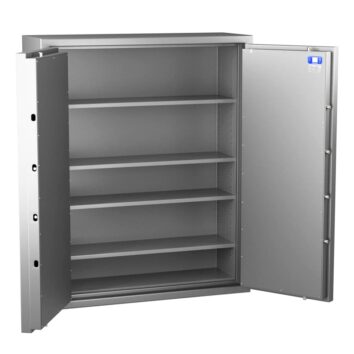 Coffre-fort Zephir 4790 Duo, étanche et anti-feu, ignifuge 30 min, pour documents papier, classe 4 VA 110000€.