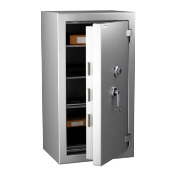 Coffre-fort Zephir 5212 Duo, étanche et ignifuge 30 min, classe 5 VA, protection document 200000€.
