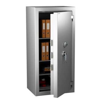 Coffre-fort Zephir 5260 Duo étanche, ignifuge 30 min, classe 5 VA, protège documents papier.