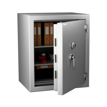 Coffre-fort Zephir 5295 Duo, étanche et anti-feu, classe 5 VA, ignifuge 30 min, pour documents.