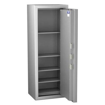 Coffre-fort ignifuge Zephir 5347 Duo, 347L, classe 5, anti-feu 30 min, 4 tablettes réglables, norme EN 1143-1.
