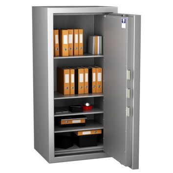 Coffre-fort étanche et anti-feu Zephir 5570 Duo, ignifuge 30 min, classe 5 VA, pour documents papier.