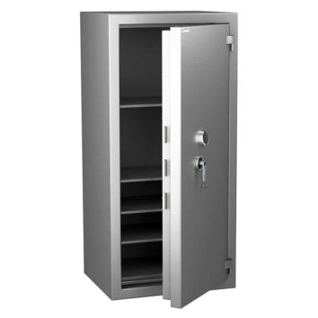 Coffre-fort Zephir 5570 Duo, étanche et ignifuge, classe 5 VA, protège documents papier.