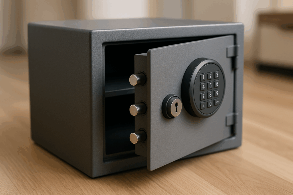coffre fort ouvert