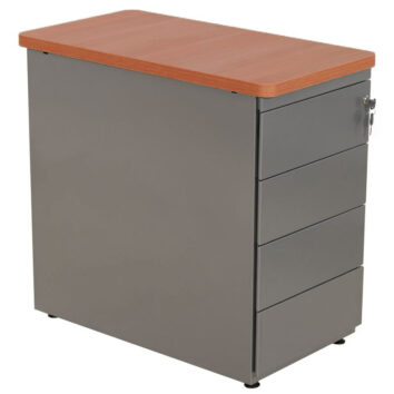 Caisson Hauteur Bureau  4 tiroirs - Dessus mélaminé