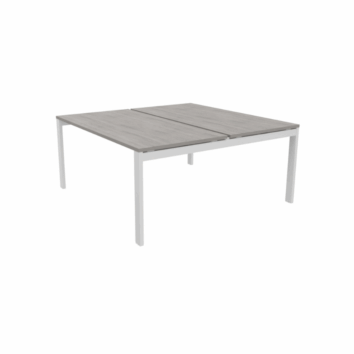 Bureau L. 120 à 180 cm, Poste Simple ou Double - Gamme Aerospa - ambiance simple