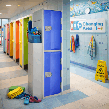 Casier Polyéthylène TOPP - 2 casier - H.181 cm