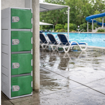 Casier Polyéthylène TOPP - 4 casier - H.181 cm