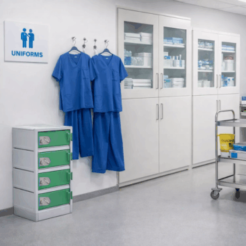 Casier Polyéthylène TOPP - 4 casier - H.91 cm