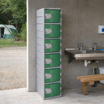 Casier Polyéthylène TOPP - 6 casier - H.181 cm