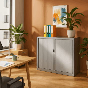 Armoire Rideaux - Archives & dossiers suspendus - H100 L120 - Série A ECO