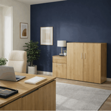 Armoire basse en bois- Monobloc -H100 L100