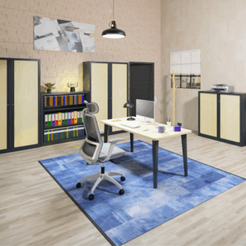 Bureau L 120 à 180 cm - Gamme Ligne ÉLÉGANCE-ambiance simple