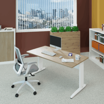 Bureau L. 80 à 260 cm - Gamme Ligne PLUS