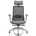 finition blanc perle et gris clair Siège de Travail Ergonomique RW2-41