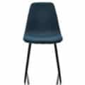 finition tissu bleu nuit Chaise Visiteur ou Réunion « Chiara GuestChair »