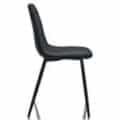 finition tissu noir Chaise Visiteur ou Réunion « Chiara GuestChair »