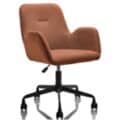 finition tissu terracotta Fauteuil télétravail ou réunion « LiWork Chair »