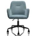 finition tissu turquoise chiné Fauteuil télétravail ou réunion « LiWork Chair »