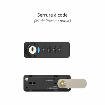 Serrure à code pour casier