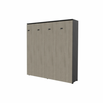 Vestiaire Bois 4 colonnes - L.160 cm - simple