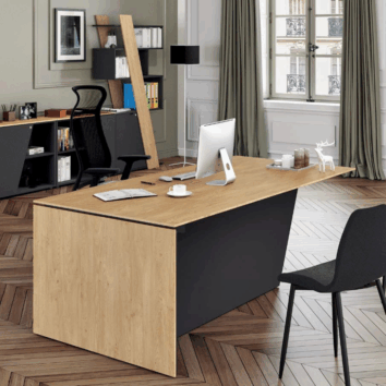Bureau manager L. 200 cm - Gamme Pyrakhafre - ambiance simple