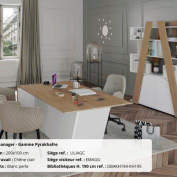 Photo-bureau-MANAGER- Pyrakhafre-chene-clair-blanc-perle