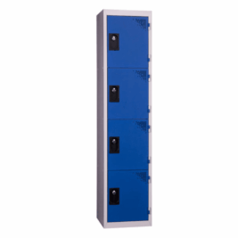 Vestiaire Multicases Gamme ACCESS – 1 colonne – 4 Casiers – L.40 cm – Monobloc