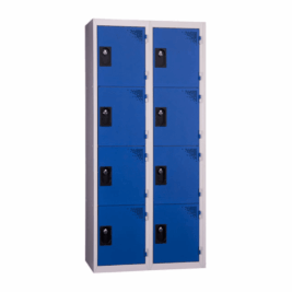 Vestiaire Multicases Gamme ACCESS – 2 colonnes – 4 Casiers – L.80 cm – Monobloc