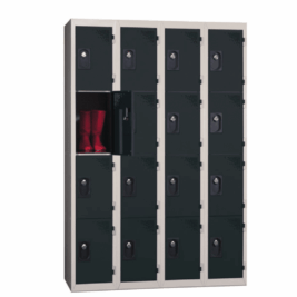 Vestiaire Multicases Gamme ACCESS – 4 colonnes – 4 Casiers – L.120 cm – Monobloc