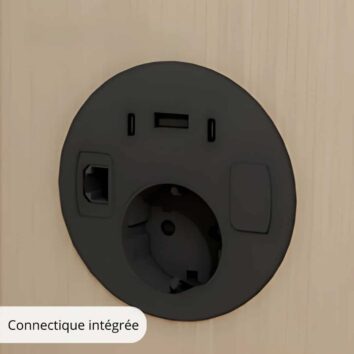 Cabine acoustique - Connectique intégrée