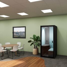 Cabine acoustique de bureau 1 personne - Gamme Tranquillité