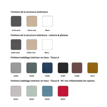 Finitions de la Gamme tranquillité