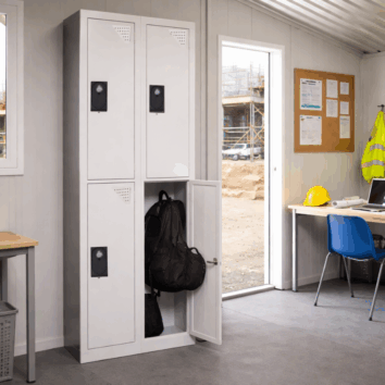 Vestiaire Multicases Gamme ACCESS - 2 colonnes - 2 casiers - L.80 cm - Monobloc