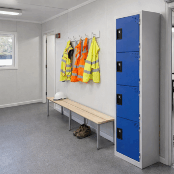 Vestiaire Multicases Gamme ACCESS – 1 colonne – 4 Casiers – L.30 cm – Monobloc