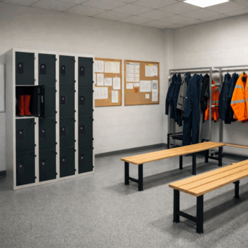 Vestiaire Multicases Gamme ACCESS – 4 colonnes – 4 Casiers – L.120 cm – Monobloc