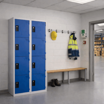 Vestiaire Multicases Gamme ACCESS – 2 colonnes – 4 Casiers – L.80 cm – Monobloc