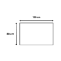 120x80x72 cm Bureau mobile