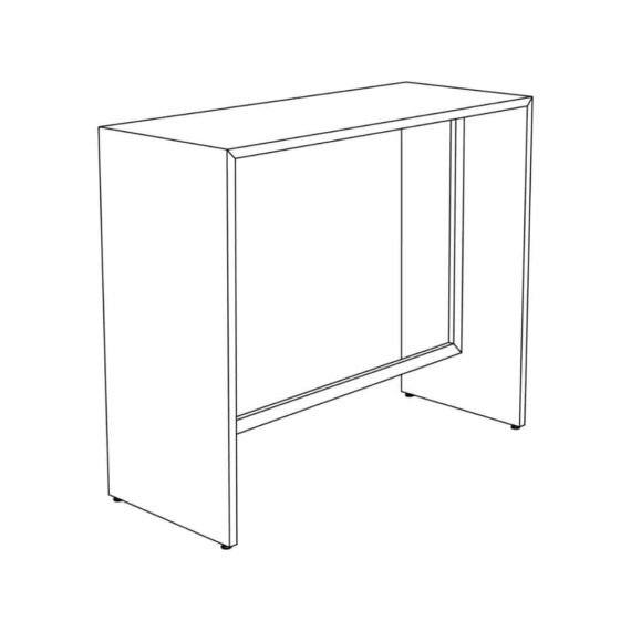 Table haute L.120cm - Gamme Sérénité – Image 7